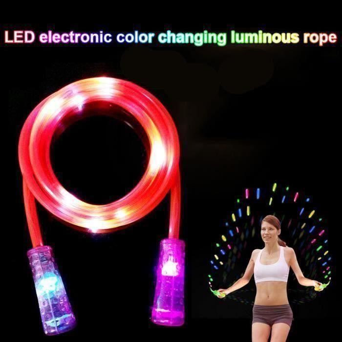 Corde à sauter Exercice Fitness avec LED lumière
