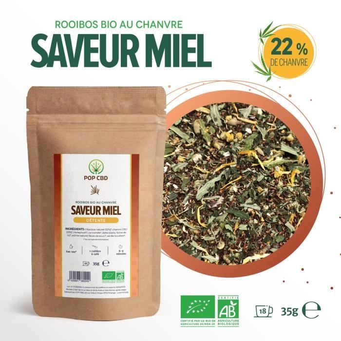 Infusion Bio au Chanvre (22%) POP CBD \