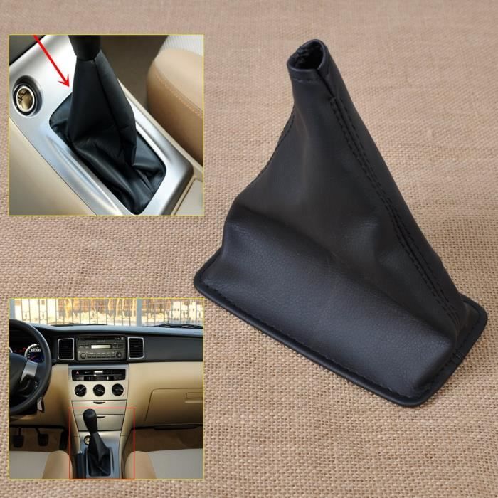 Beler guêtre de botte en cuir PU pour Toyota Corolla levier de vitesse, 2001, 2002, 2003, 2004, 2005, 2006, 2007, 2008, 2009, 2013