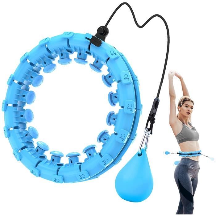 Beedove Hoola Hoops pour la Perte de Poids, Houla Hop Fitness Hoops avec Massages, 24 Anneaux de Fitness Mobiles et Réglables po110