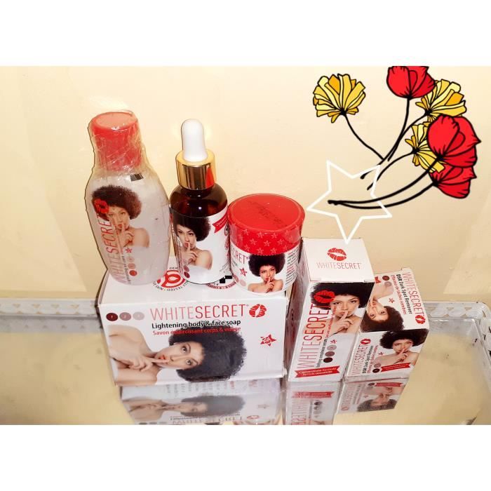 4 PCS WHITE SECRETE