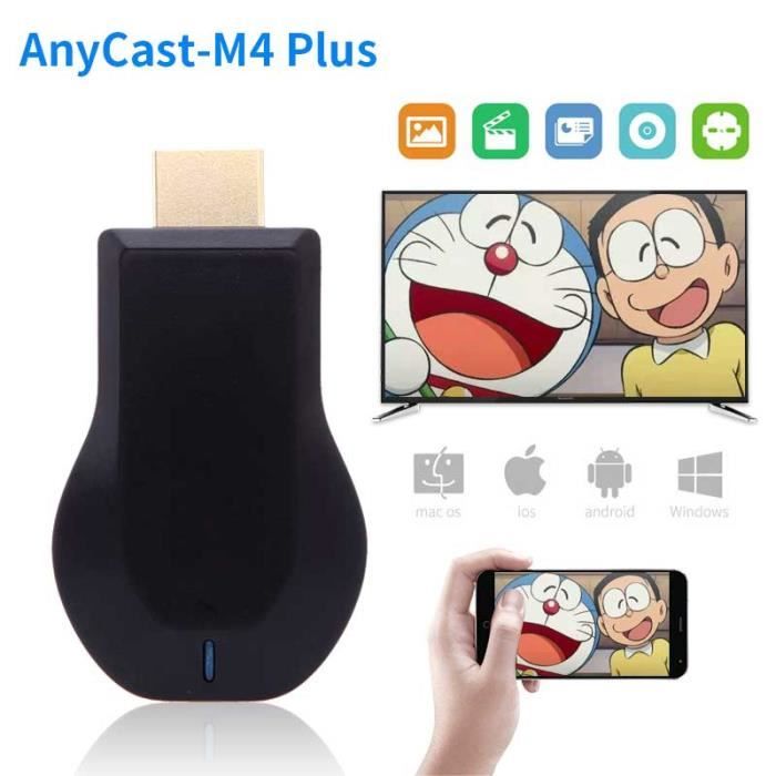 Anycast M4 plus HDMI média vidéo Streamer Wi Fi affichage Dongle 1080P Mini PC Android TV bâton adaptateur pour tél GF55702713