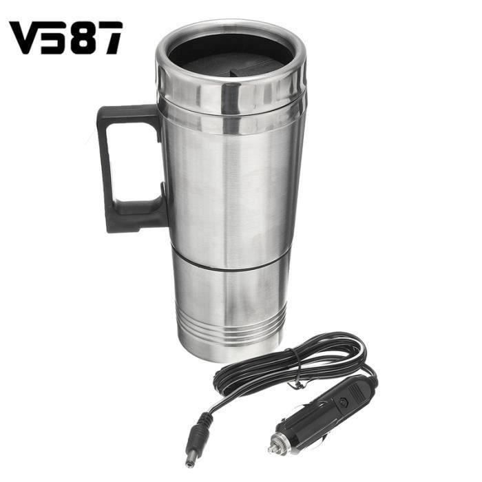 300ML Portable Voiture Bouilloire Electrique Chauffe-Eau Cafetière Thé Allume Cigare Pour Exterieur Voyage Camping 12V