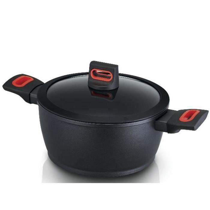 Faitout + couvercle Energy - D: 24 cm - noir