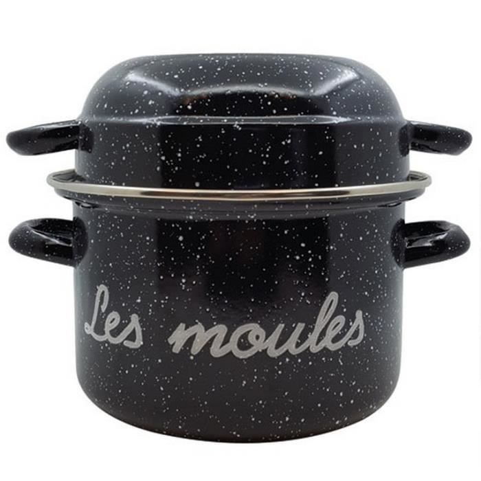 Marmite à moules - D: 24 cm - noir