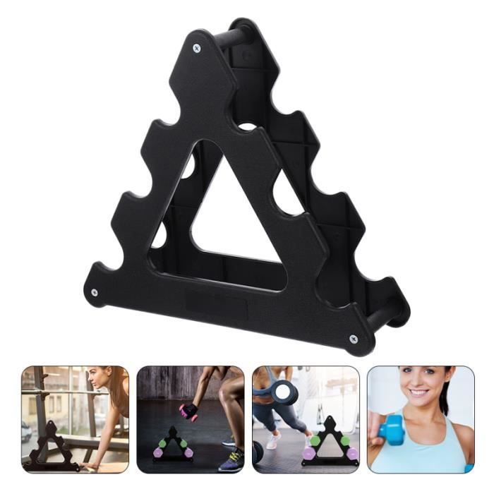 2 Pièces Pratique Halte Support Haltere Présentoir Rack Fournitures de Fitness de barre - haltere - poids fitness - musculation