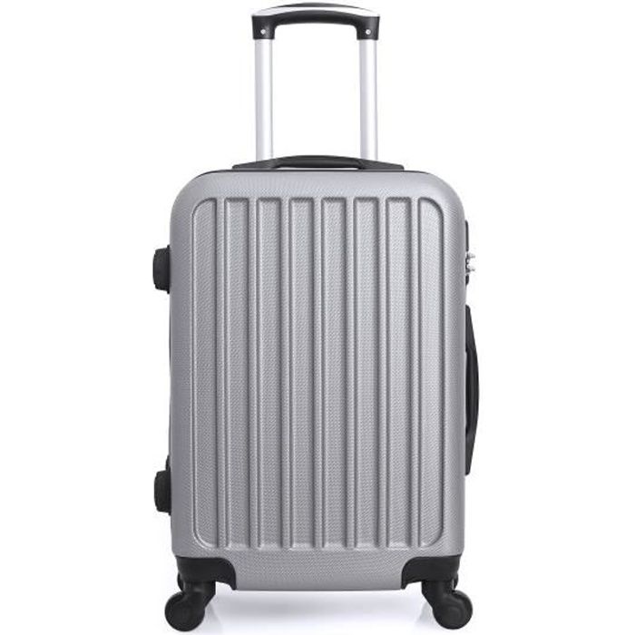 HERO – VALISE WEEK-END - ABS – 65cm – 4 roues – PANAREA – GRIS