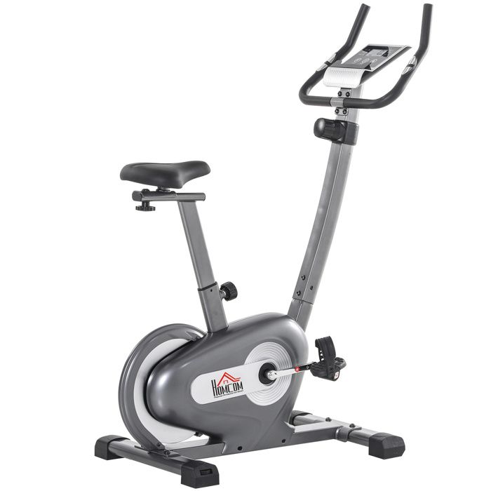 Vélo d'appartement cardio Fit 107x53x135cm Gris