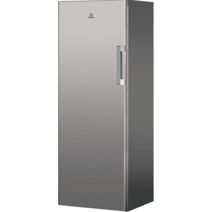 INDESIT Congélateur armoire simple porte 245L froid statique 64,5 Argent