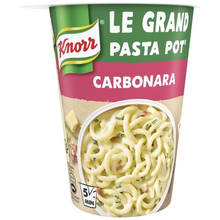 KNORR Plat préparé Pasta Pot à la Carbonara - 92 g