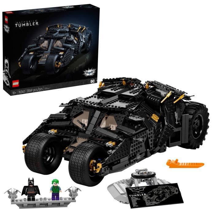 LEGO® 76240 DC Batman La Batmobile™ Tumbler, Set Pour Adultes À Exposer Et À Collectionner, Idée Cadeau, Maquette Voiture