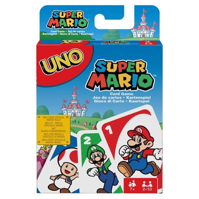 Uno - Uno Super Mario Bros - Jeu de Cartes - Dès 7 ans