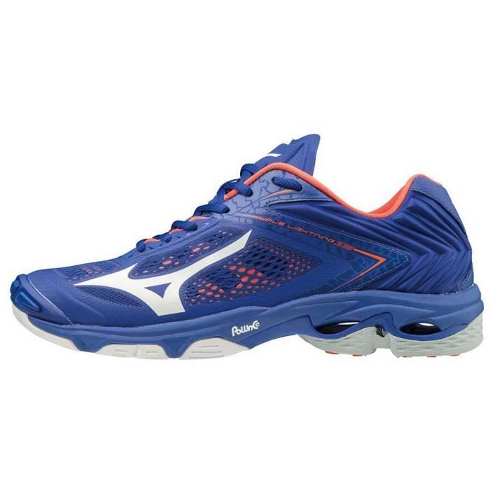 chaussures homme baskets mizuno wave lightning z5. caractéristiques: frappeurs. cuir / synthétique / mesh poids par paire (grammes):