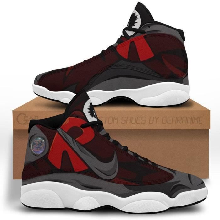 Baskets BNHA Red Riot Anime My Hero Academia AJ Chaussures de course pour Homme Femme