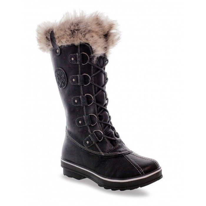 Apres Skis Kimberfeel Beverly Croco Noir Femme