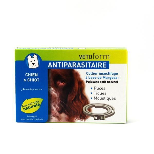 Antiparasitaire collier insectifuge pour chien …
