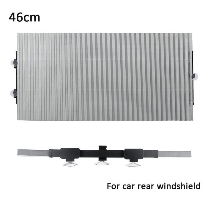 Pare-Soleil de Voiture Pare Brise Arrière 46cm - Universelle Pare Soleils de Voiture rétractable
