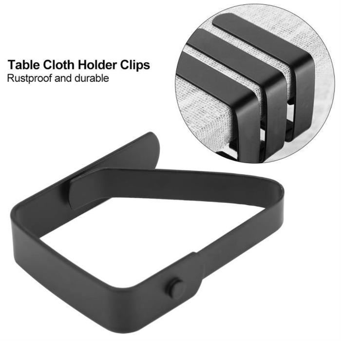 Lot De 12 Pinces à Nappe Transparentes - Pour Maintenir Couvertures De Table, Neuf