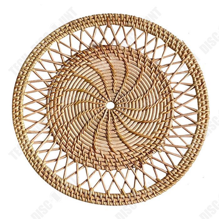 Panier tressé de rangement et à linge, avec ou sans couvercle – Décoration Bohème