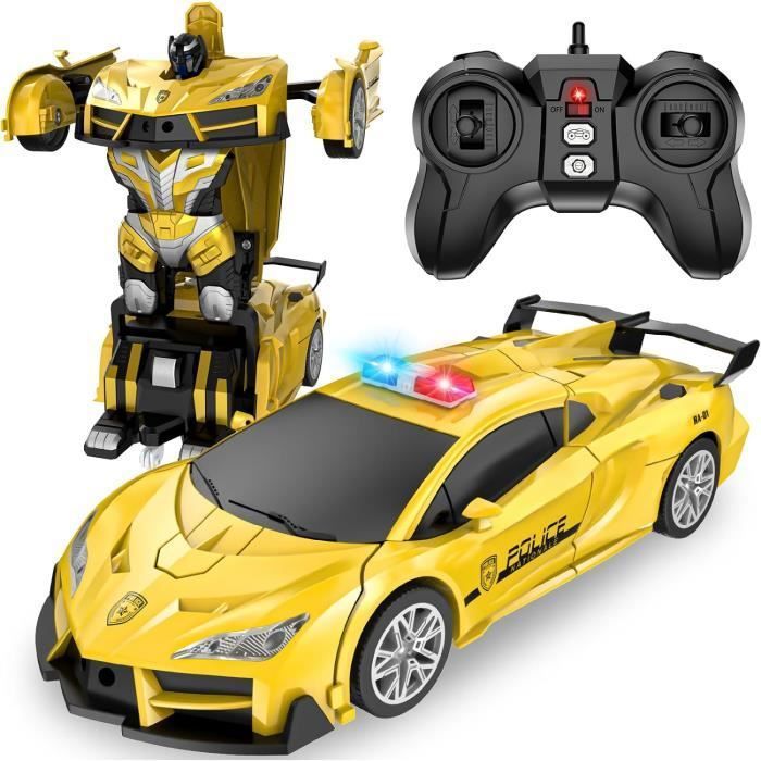 Jouet Transformers Voiture-Licorne Robot – Dragon Volant Ailes Dorées – Pour Enfants 3 à 9 Ans