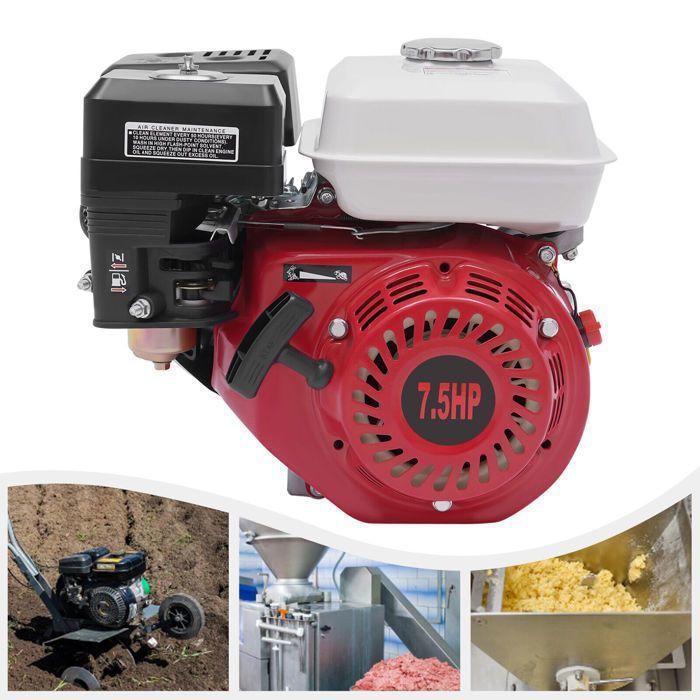 Moteur à Essence - Moteur à Essence 4 Temps 75 CV - Moteur Complet - 212CC Moteur à Essence 3600 tr/min MOTEUR COMPLET