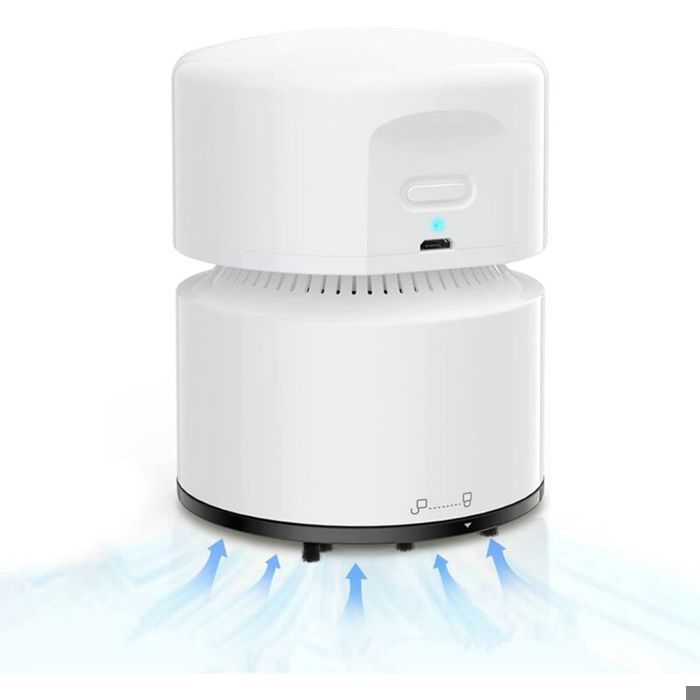 Aspirateur de Table Mini Aspirateur USB Rechargeable 120 Minutes Dautonomie Fonction Darrêt Automatique Aspirateur à Main