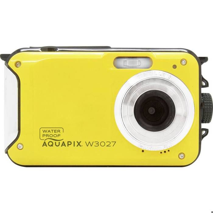 Easypix W3027-Y Wave Yellow Appareil photo numérique 30 Mill. pixel jaune avec accu sacoche stabilisation dimage vid