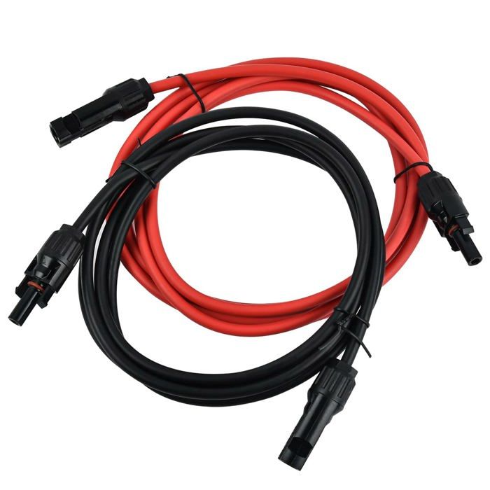 Câble D'extension Pour Panneau Solaire 14 AWG – Connecteurs MC4 Mâle/femelle, TÜV