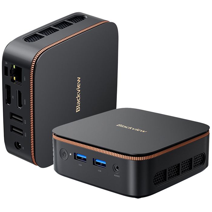 Blackview MP20 Mini PC AMD Ryzen 3 RAM DDR4 SSD .2 Windows 11 Pro 8 Go + / - vue 2
