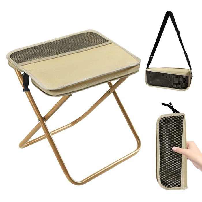 tabouret pliant portable –Léger robuste et facile à ranger –Convient pour une utilisation intérieure et extérieure