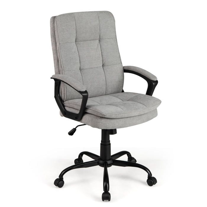 Chaise de bureau ergonomique réglable en hauteur 50 x 45 x 104-114 cm assise confortable Chaise de bureau ergonomique réglable en hauteur 50 x 45 x 104-114 cm assise confortable