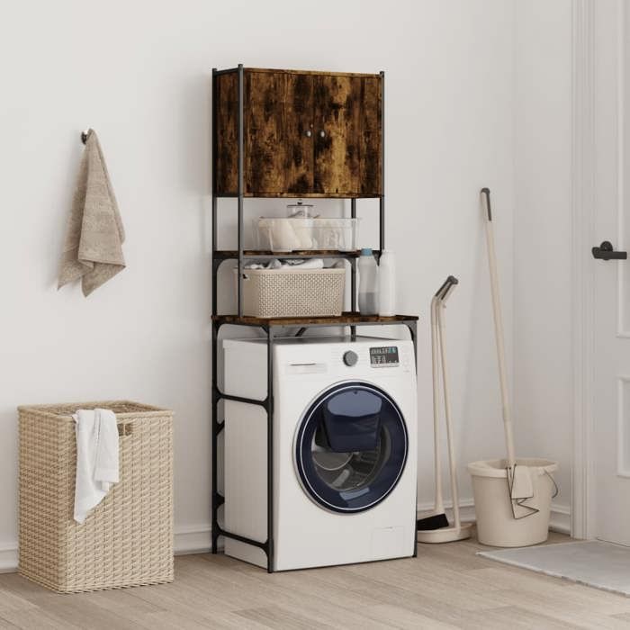 [51335]Armoire de machine à laver chêne fumé 68x485x194 cmPoids:24.94 Kg