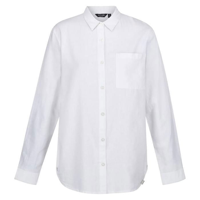 Chemise femme Regatta Primevere - white