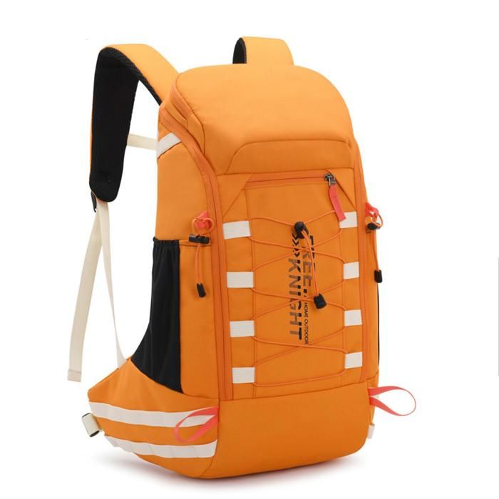 Sac à dos étanche léger et de randonnée pour voyages et activités en plein air orange