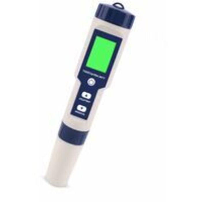 Testeur PH Mètre Électronique 5-en-1 Mesure Ph & TDS & EC Salinité & TempératureTesteur de qualité de leau Femeo