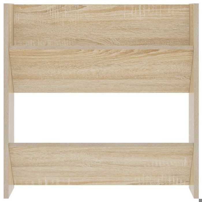 Armoire à chaussures murale Chêne Sonoma 60x18x60 cm Aggloméré_2 ans garantie_89563