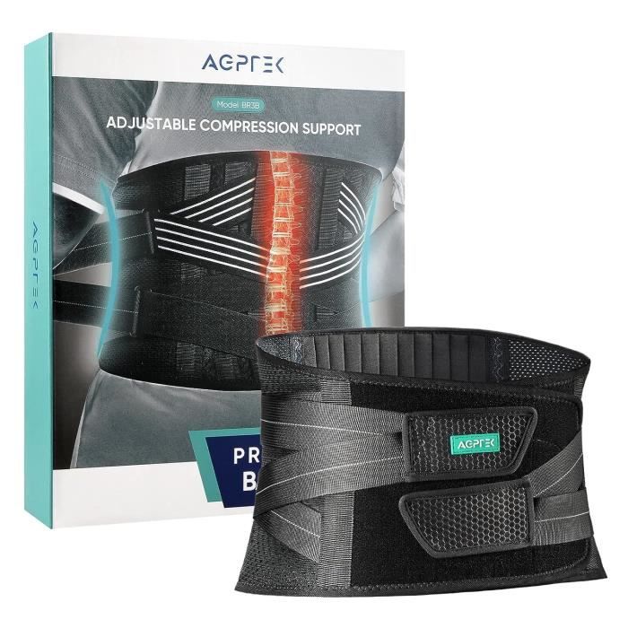Ceinture lombaire de soutien confortable et respirant pour soulager la douleur de la hernie du disque la sciatique M 85 105 Cdiscount Sante Mieux vivre