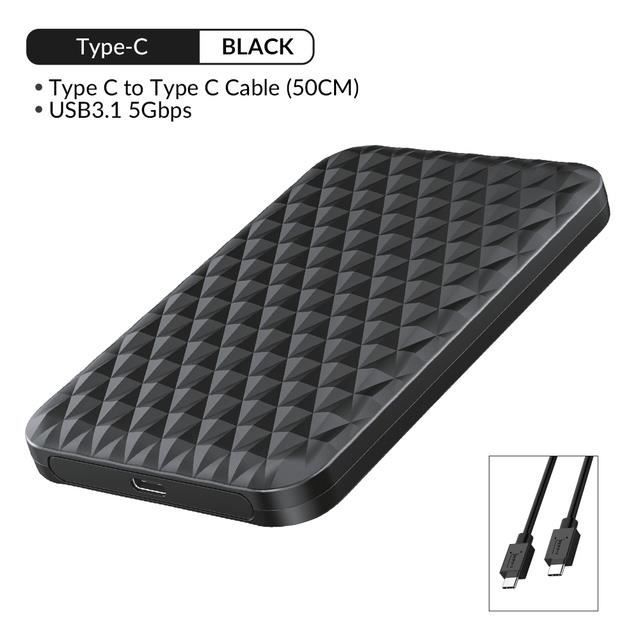 5 Gopsnoir ORICO External Hard Drive Enclosure Ssd hd USB C 6Gbps