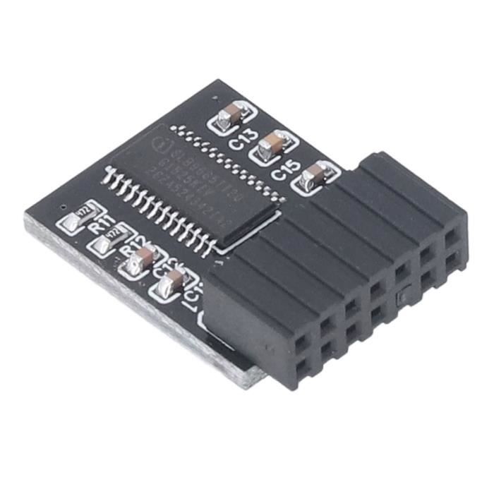 Akozon Module de sécurité d'interface SPI Pour TPM 2.0 puce 14Pin LPC ...
