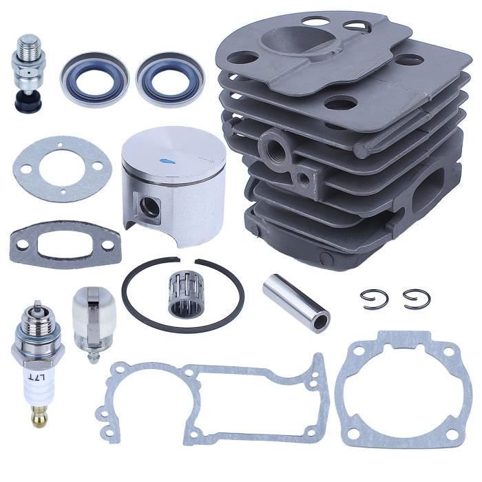 Kit Piston Cylindre 46mm Pour Husqvarna 50,51,55 Rancher - Joints Inclus Moteur Nikasil