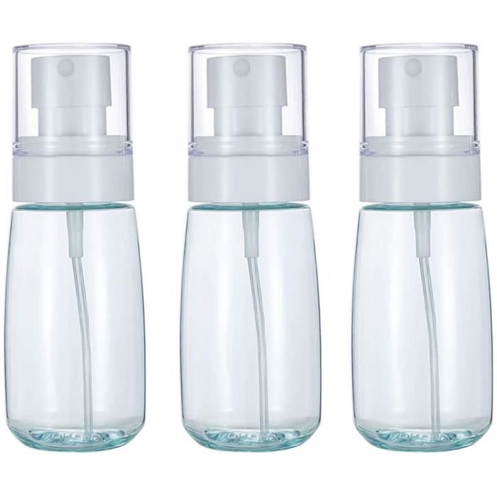 Lot De 3 Vaporisateurs Vides 250 Ml Rechargeables - Buse Réglable Jet/brouillard - Pour Plantes, Nettoyage, Coiffure - Plastique Transparent Robuste