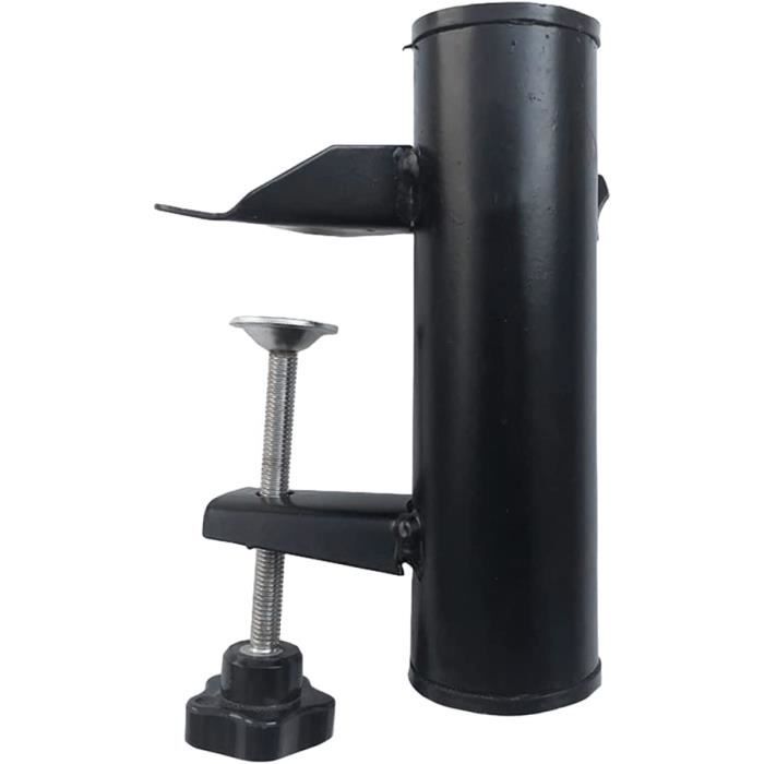 Support De Parasol De Terrasse Base De Parasol Ronde Avec Bouton De Serrage Poteau En Fer Epais Maison Chic 85131603