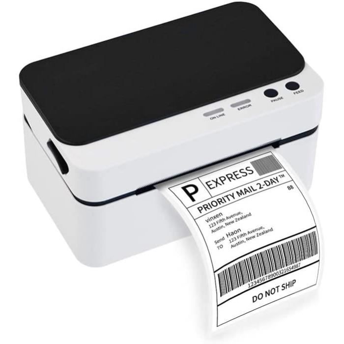 Imprimante Imprimante d'étiquettes d'expédition portable Port USB haute  vitesse Port thermique direct étiquette étiquette auto[807] - Cdiscount  Informatique