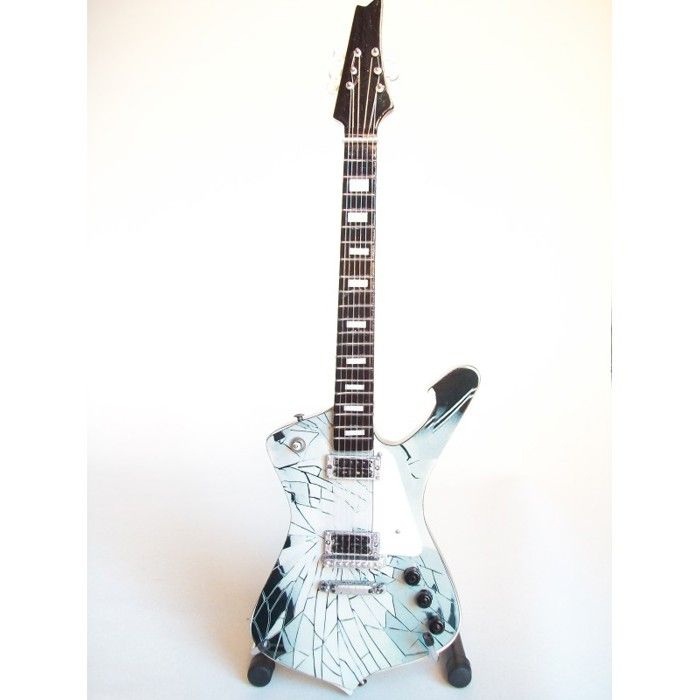 Guitare miniature style cracked mirror – Paul Stanley – KISS