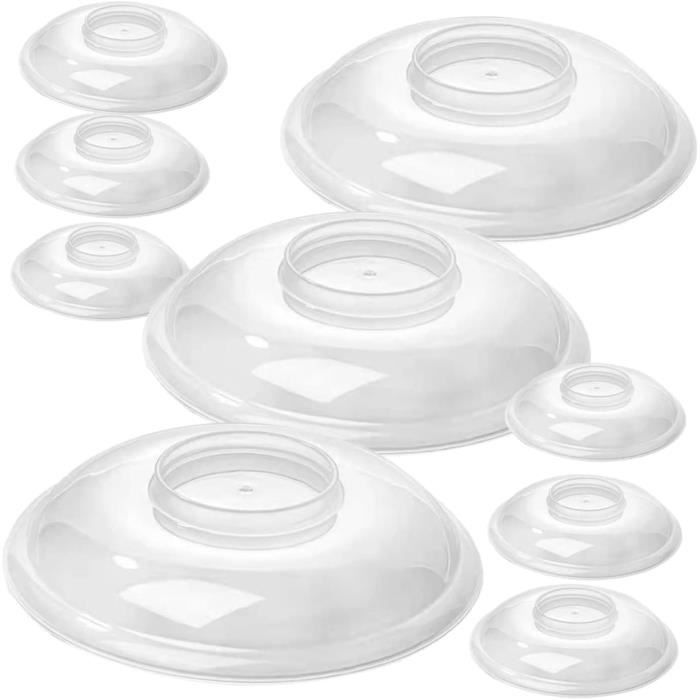 Ciieeo 2 Pièces Couvercle Silicone Alimentaire Vert Pour Bols