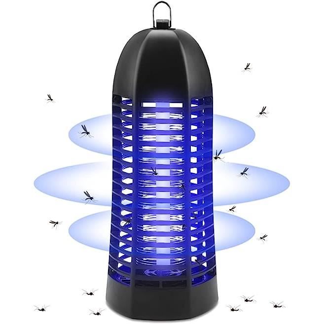 Lot De 4 Lampes Anti-moustiques électriques UV - Tue-mouche Intérieur Sans Produit Chimique, Pour Chambre, Cuisine, Salle à Manger