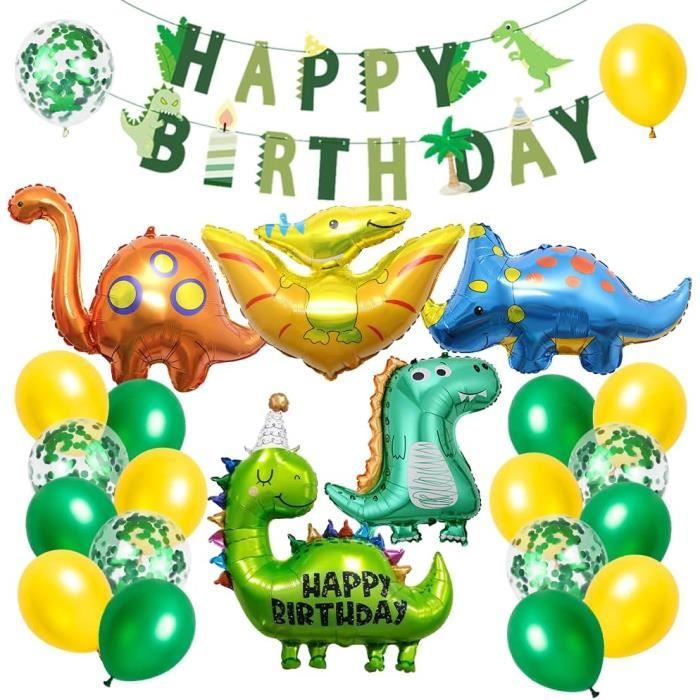 Kit Decoration Anniversaire Dinosaure,Géant Ballons Dinosaure Avec