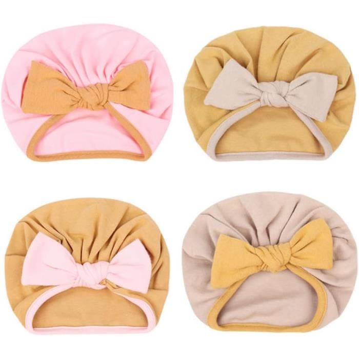 Bonnet noué pour bébé fille, chapeau pour nouveau-né, turban gaufré, bonnets  pour enfants, bonnet d'extérieur, accessoires pour bébés, vêtements de  sauna - AliExpress