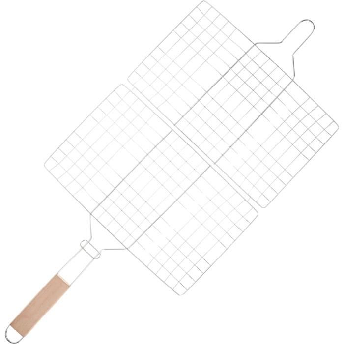 Panier à poisson en osier avec couvercle et sangles réglables - Panier