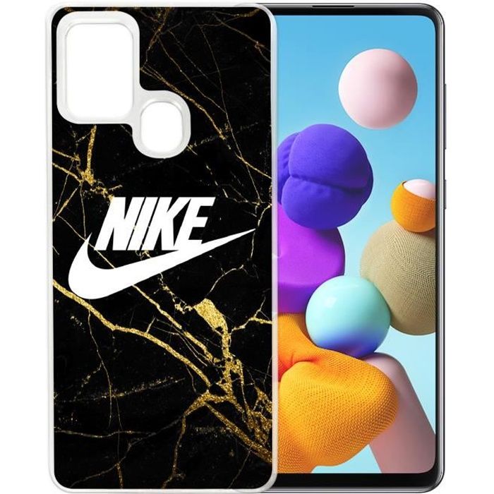 عطر خشب العود Coque pour Samsung Galaxy A21s - Nike Logo Gold Marbre - Cdiscount ...